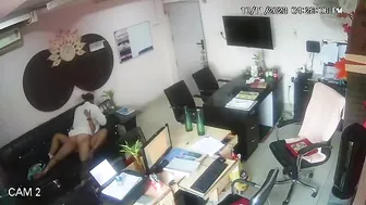 CCTV Viral MMS Boss ne Jawan Secretary Ko Office Me Pela