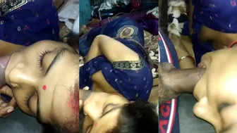 Indian Sleeping Bhabhi mouth fucking
